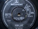 BEATLES Strawberry Fields Forever HAS PENNY LANE LABELS ON BOTH SIDES