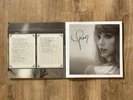 Taylor Swift The Tortured Poets Department Vinyl Album Signed Autograph Picture