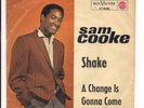 SAM COOKE - Shake / A change is gonna come 45 rare 1965 Germany only PS 7