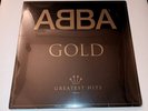 ABBA Gold Greatest Hits GOLD Vinyl 2 LP - SEALED, Cover Wear/Bends *READ*