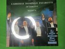 Los Tres Three Tenors Carreras DOMINGO Pavarotti Mehta 1990 LP vinyl 12 