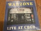 Warzone Live At CBGB Vinyl 7in EP NYHC Victory Records Madball Agnostic Front