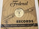 Dominoes DOO WOP 78 Weeping Willow Blues /I Am With You FEDERAL DJ Bio VG++ HEAR