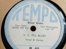 Blind Blake ‎– C. C. Pill / Southern Rag - Blues Tempo R 40 - 78rpm Shellac 10