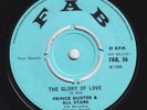 PRINCE BUSTER The Glory Of Love RARE UK 45 Another Sad Nite rocksteady ska HEAR