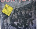 JON BON JOVI - Slippery When Wet Lp Vinyl Record W/HYPE STICKER Album Lyrics NM