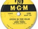 1959 CONNIS FRANCIS Rock’n Roll 78 RPM Record. Lipstick on Your Collar
