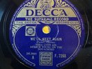 78 Rpm, Personality WW2, Vera Lynn 'We'll Meet Again' Decca Classic