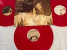 TAYLOR SWIFT SIGNED TRIPLE BLOOD RED LP VINYL FEARLESS ALBUM   INCREDIBLE RECORD