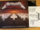 Metallica Master Of Puppets Roadrunner European 1st Pressing W/insert RR 9717
