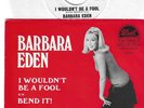 BARBARA EDEN 45 & PICTURE SLEEVE - DOT - 