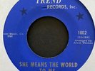 The Gems RARE 1966 New Orleans Rock 45 on Trend   She Means the World   Hear