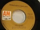 Lee Hurst- Whole Lotta Your Love. Northern Soul 45.