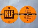KLF 'Love Trance' Record Labels for unreleased Pure Trance 3 KLF006T. As new.