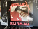 Metallica ‎Kill 'Em All LP 1983 Music For Nations ‎MFN 7 VG+/VG++ Rare W/Inner