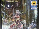 Iron Maiden Somewhere In Time Presale Canary Yellow Colored Vinyl LP + Print
