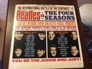THE BEATLES VS THE FOUR SEASONS VJ DX 30 2 LP RECORD SET MONO  NICE