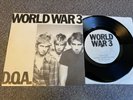 RARE D.O.A. 7” World War 3 From 1979 DOA Kbd Diy Canada Canadian Punk Subhumans￼
