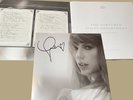 Taylor Swift Tortured Poets Department Vinyl + “The Manuscript” W/Signed Photo