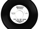 DOO WOP 45 JACKIE & THE STARLITES FOR ALL WE KNOW ON MASCOT ORIGINAL  VG+