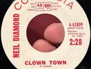 Neil Diamond Debut Popcorn R&B 45 CLOWN TOWN Columbia Promo VG++ *