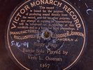 Victor Monarch ( pre-dog) 3367 VESS OSSMAN banjo RUSTY RAGS ragtime  78 rpm 1901