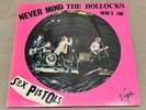 SEX PISTOLS - NEVER MIND THE BOLLOCKS  VINYL PICTURE DISC LP, 1978 EXCELLENT