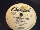 PROMO Capitol 78 RPM Dean Martin - The Christmas Blues 2640 V++