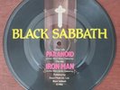 Black Sabbath - Paranoid/Iron Man - RARE 7” Vinyl Picture Disc 45 RPM - OZZY