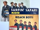 The Beach Boys Two 45 rpm with Picture Sleeves Surfin' Safari Ten Little Indians