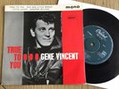 Gene Vincent: True To You: EX  EP 7” Vinyl Single Free UK Post