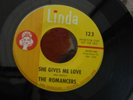LINDA 123 PROMO GARAGE ROCK THE ROMANCERS TAKE MY HEART SHE GIVES ME LOVE