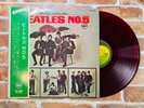 THE BEATLES NO.5 AR 8028 JAPAN RED WAX APPLE Original Liner Lyrics Tested Fast