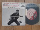 Languette + Centreur  Johnny HALLYDAY : T'amer Follement  EP VOGUE EPL. 7.750