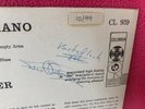 SIGNED IN PEN record JAZZ autograph ERROLL GARNER most happy piano CL 939