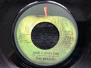 Beatles AND I LOVE HER / IF I FELL 1971 Apple 45 rpm single Winchester NM