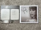 Taylor Swift The Tortured Poets Department Vinyl With Hand Signed Photo W/ HEART