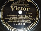 VICTOR RECORD CHARLESTON MEDLEY .ARTHUR GIBBS AND HIS GANG BLACK HISTORY 78 RARE