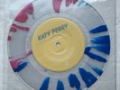 KATY PERRY Chained To The Rhythm - RARE Promo 7”Vinyl  Splatter Pink & Blue MINT