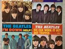 4 Beatles 45's w/ Picture Sleeves 1965 VG