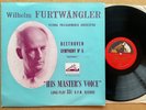 WILHELM FURTWANGLER/VPO “BEETHOVEN 'PASTORAL' SYMPHONY no 6” UK HMV ALP 1041 EX