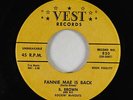 Blues R&B 45 - B. Brown & his Rockin' McVouts - Fannie Mae Is Back - Vest