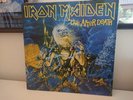 IRON MAIDEN LIVE AFTER DEATH UK 1ST COMPLETE/MERCH LP VINYL RECORD