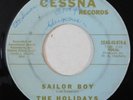unknown bay area doo wop THE HOLIDAYS Sailor Boy Navy Blue CESSNA 45 HEAR IT