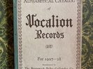 Complete 1927-28 VOCALION RECORDS catalog  KING OLIVER, UNCLE DAVE MACON more