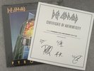 Def Leppard Pyromania 40 Colour Vinyl 2LP  With Signed Certificate - Autograph