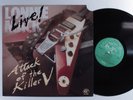 LONNIE MACK Live  Attack Of The Killer V ALLIGATOR LP VG++/NM p