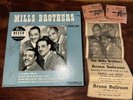 The Mills Brothers Souvenir Album 45 4 LP Box Set Decca 9-172 (w/ 7 AUTOGRAPHS )