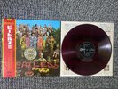 The Beatles Lp Sgt Pepper ‘s 1967 N Mint Red Vinyl Made In Japan W/ OBI Rare Ori