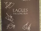 Autographed Eagles The Long Run Vinyl lp Henley Walsh  signed Frey Schmit Felder
